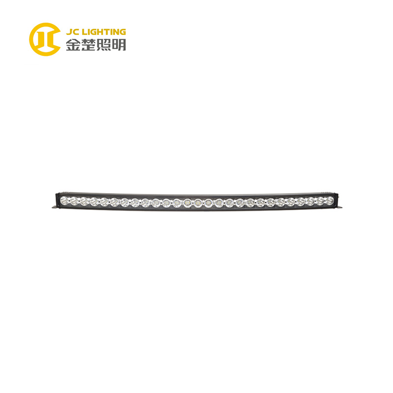 JC10418B-270W Single Row 50 Inch Curved LED Light Bar for Excavator Mining Truck
