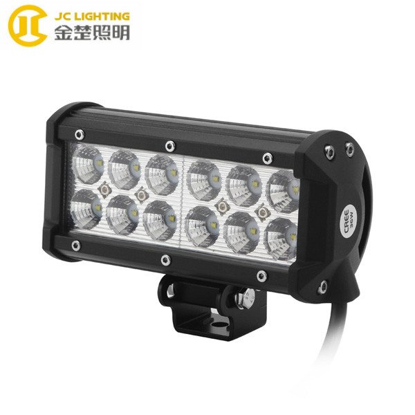 JC03218B-36W Double Row 7 Inch 36W LED Bar Light Off road Car Truck Boats Driving Lamps Fog Off road