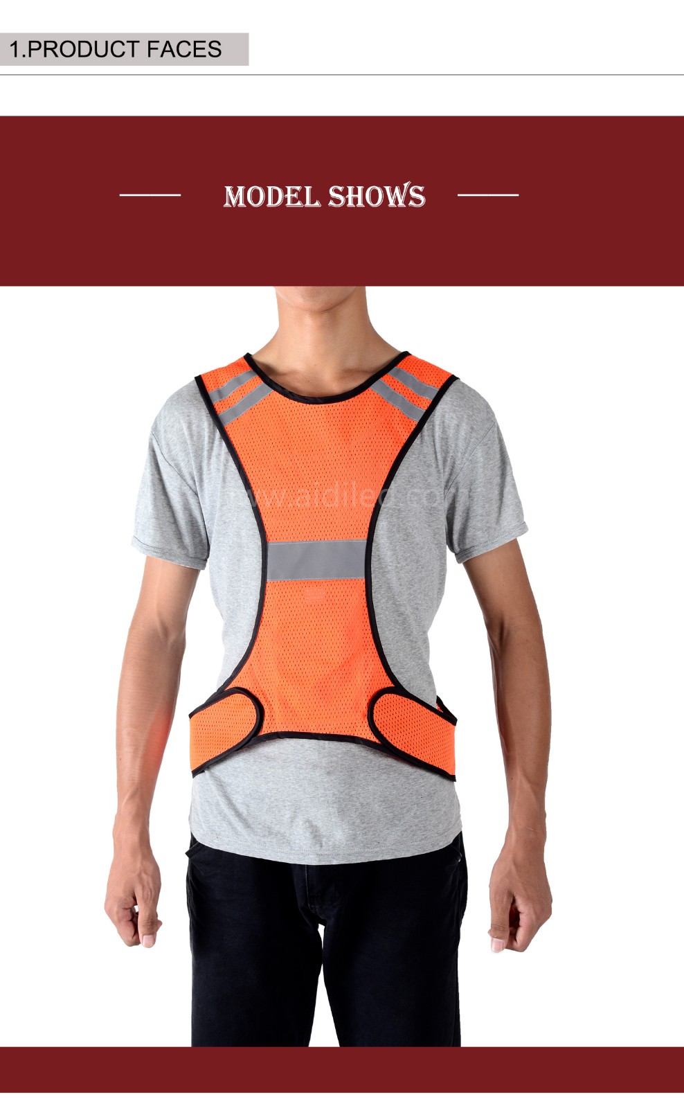 -| Led Outdoor Sports Safety Vest Aidi-s11 - Shenghong-2