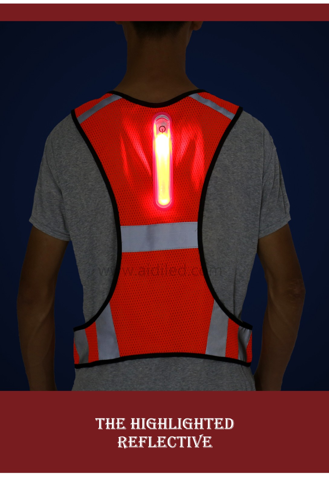 -| Led Outdoor Sports Safety Vest Aidi-s11 - Shenghong-3