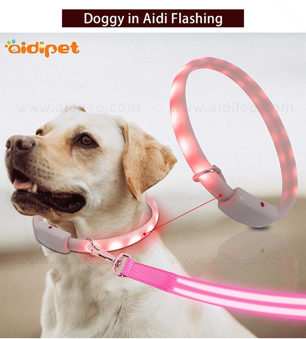 AIDI-Find Glowing Dog Collar Dog Collars With Lights For Night-9