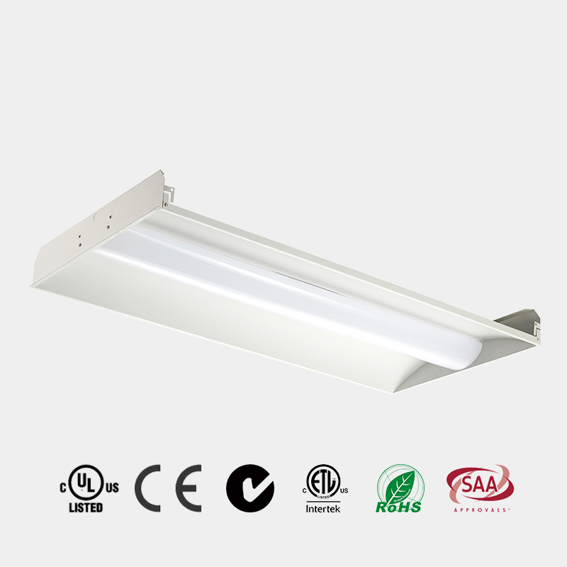 LED Recessed Light 2x2 2x4 DLC 125 LM/W CE ETL PC Milky Diffuser China HG-L249