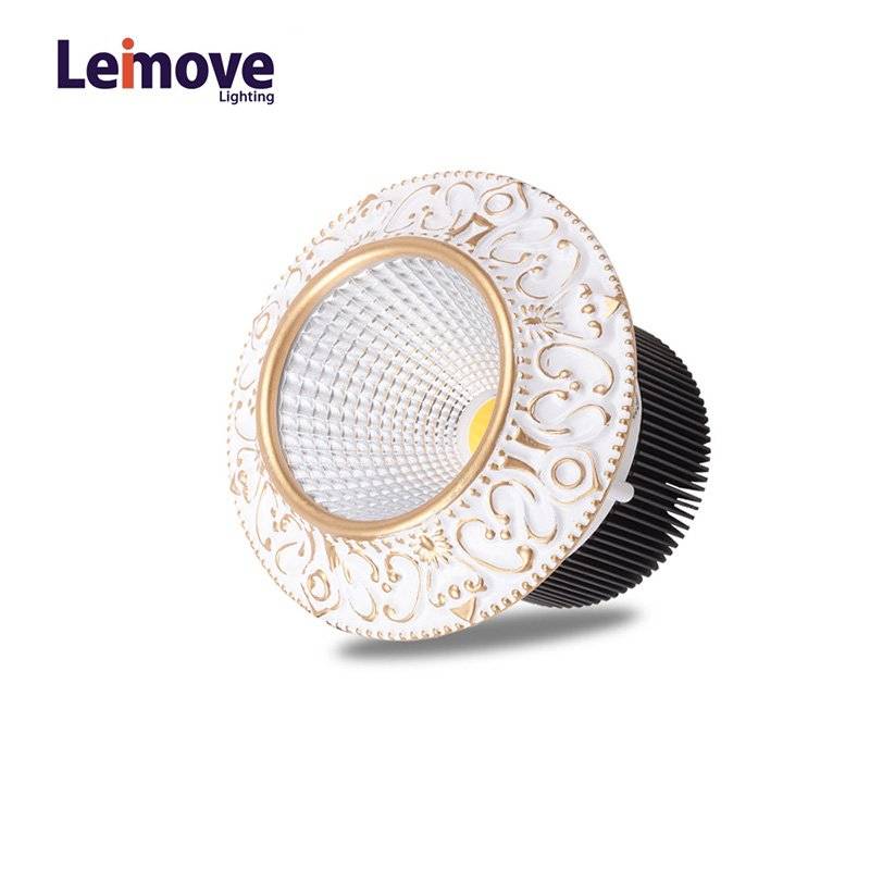 Leimove 10w Energy-Saving LED Zinc Alloy Commercial light Home Indoor light LM8017 pearl silver/gold