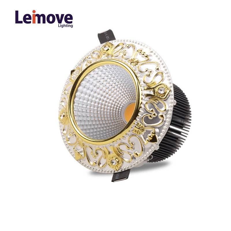 Leimove 10w Led Round Down light In Best Price LM8017 matte gold
