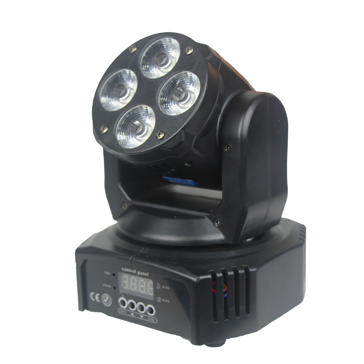 Wash Moving Head Light 4PCS 10W RGBW LED Mini SL-1044
