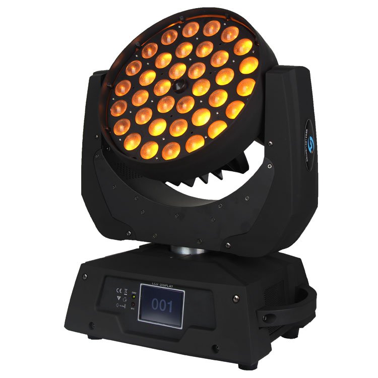 36PCS 18W 6in1 LED Wash Zoom Moving Head Light SL-1006B-6in1