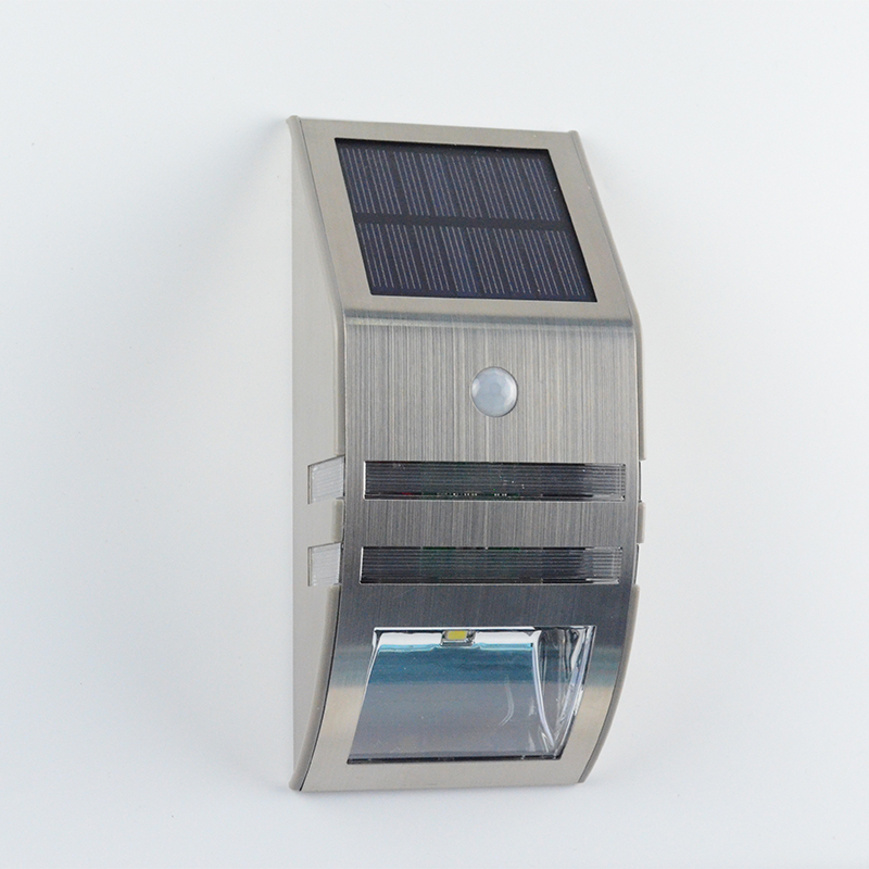 Solar LED Wall Light With Motion Detector,Steel  Item No.: SW6060-PIR