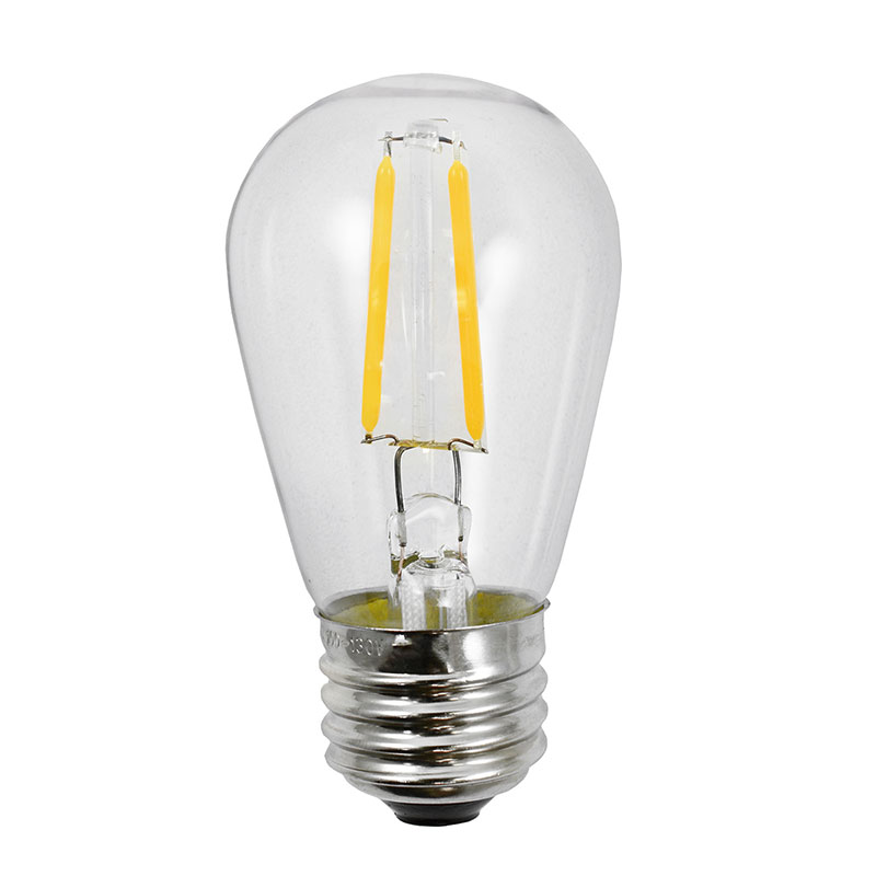 S14 LED Clear Light Bulb 2W 2700K E27