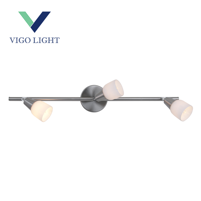 3 Spot heads straight tube ceiling lamp G9