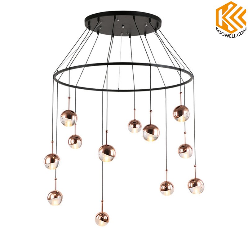 KB001 Modern Steel Pendant Light for Dining room and Cafe