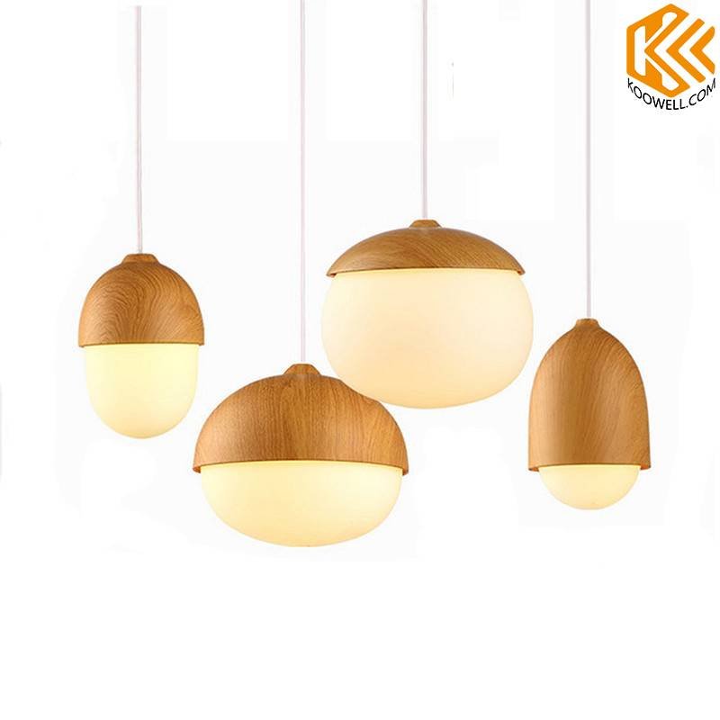 KB003 Contemporary Art Decorative Cheap Nut E27 Base Pendant Light