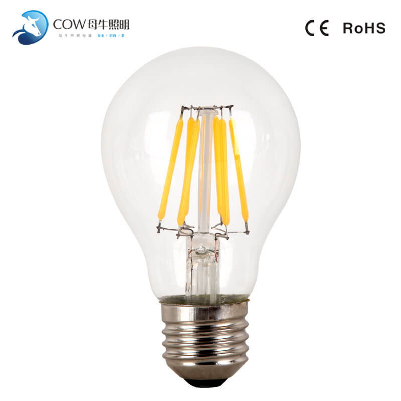 2W 4W 6W 8W Clear Antiquated Led filament Bulb Filament Led Bulb Led Bulb Filame