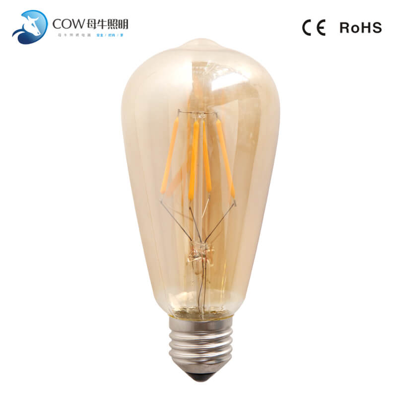 LED Edison Bulb LED Filament Bulb ST64