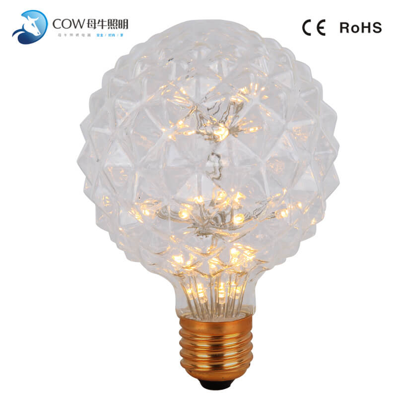 Globe Energy Saving Wholesales Creative OEM ODM Filament Starry Bulb