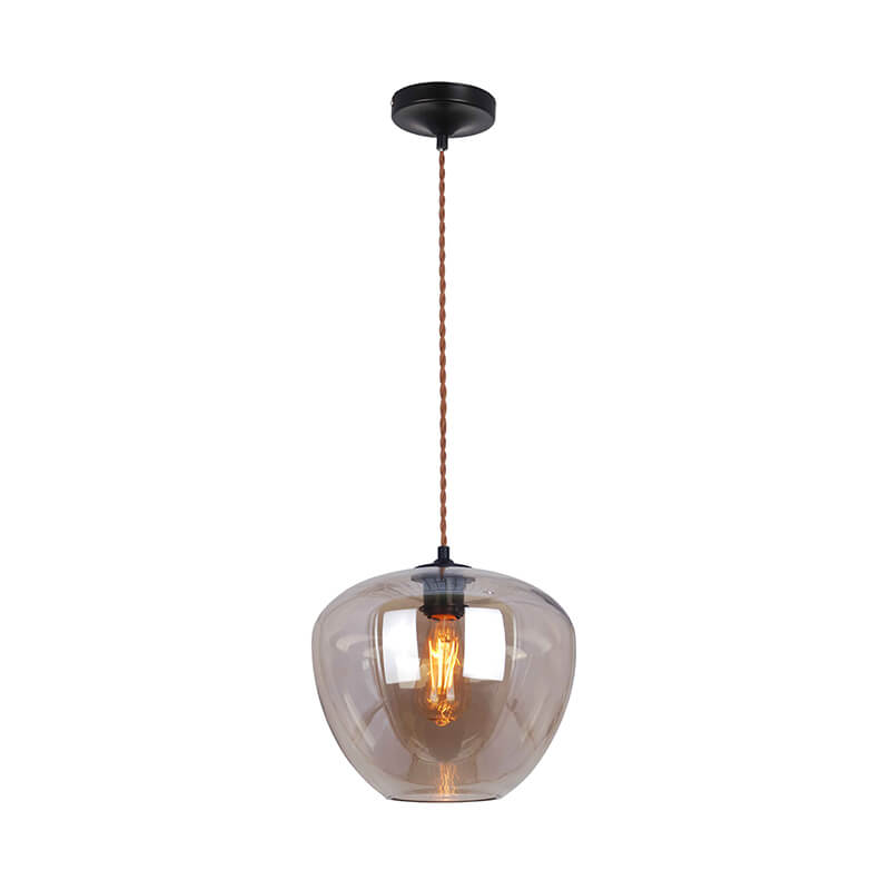 Simple Vintage Industrial Antique Pendant Lamp, Glass Pendant Light