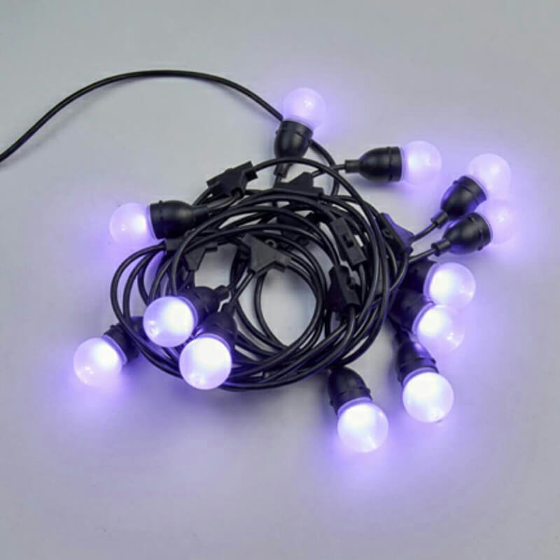 Outdoor Light String E26 E27 S14 Edison Bulb included Christmas Waterproof Connectable LED String Li