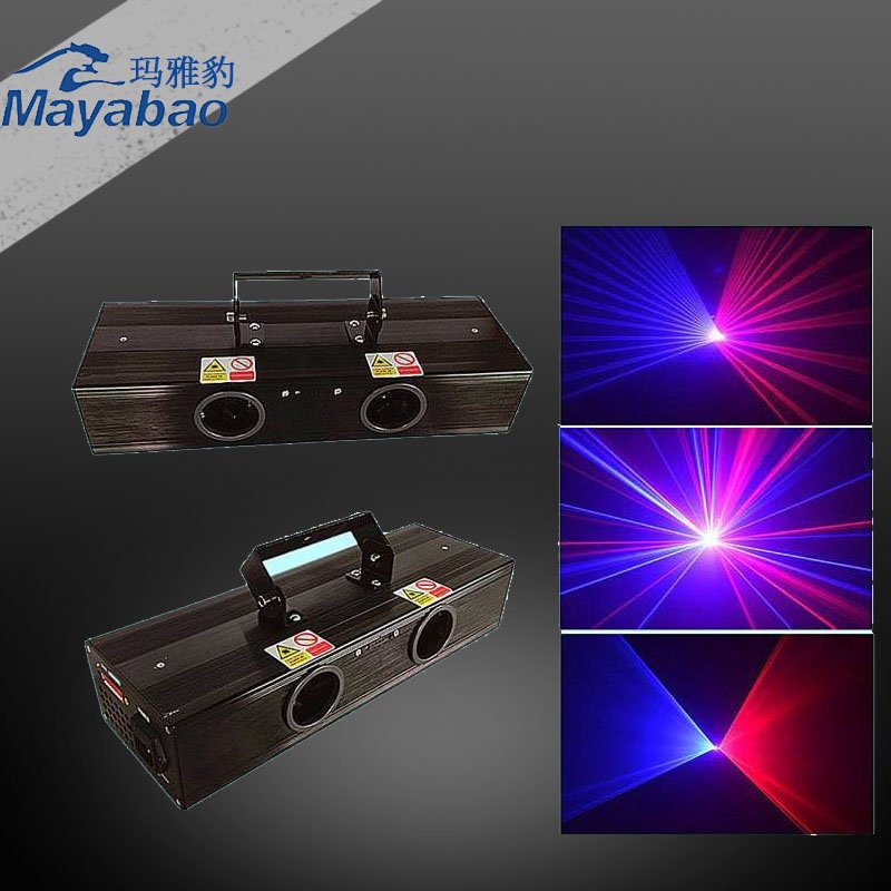 2 head  red and green beam laser light