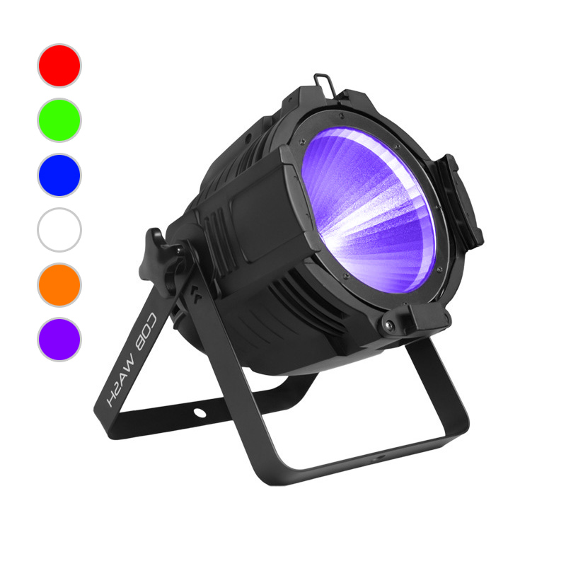 COB PAR Light_C PAR 1006 100W RGBWA+UV 6in1 COB LED PAR CAN Wash Lighting