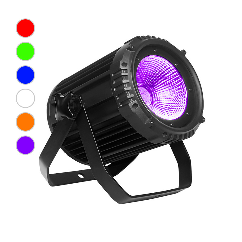 COB PAR Light_C PAR 1006S 100W RGBWA+UV 6in1 COB LED silence par Lights