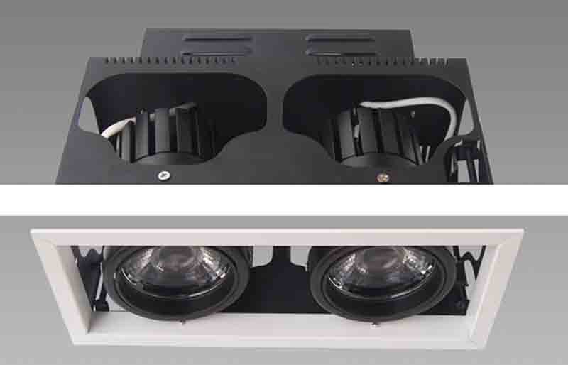 recessed spotlight for store application, 10w/18w/24w, 10°/ 15°/ 20°/ 33°