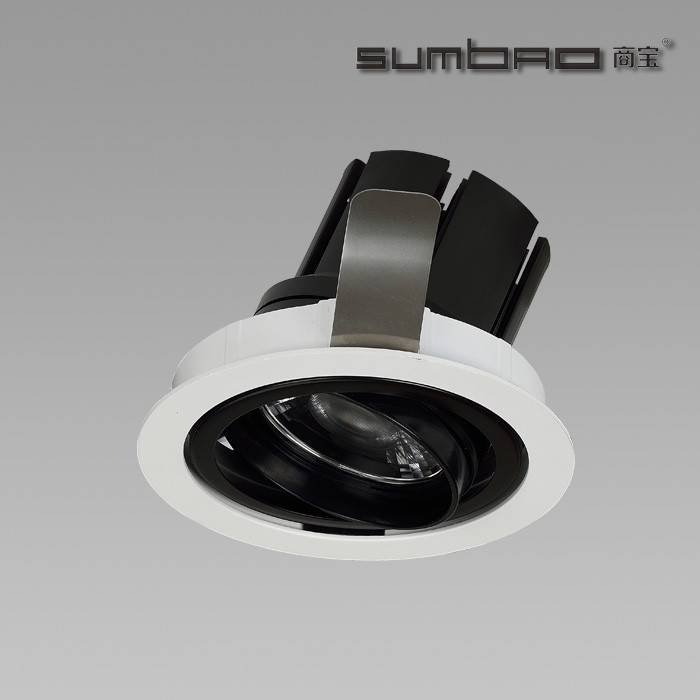 DW069 Recessed LED Spotlight SUMBAO Professional Round Trim 24W/30W Recessed Spotlights for High End