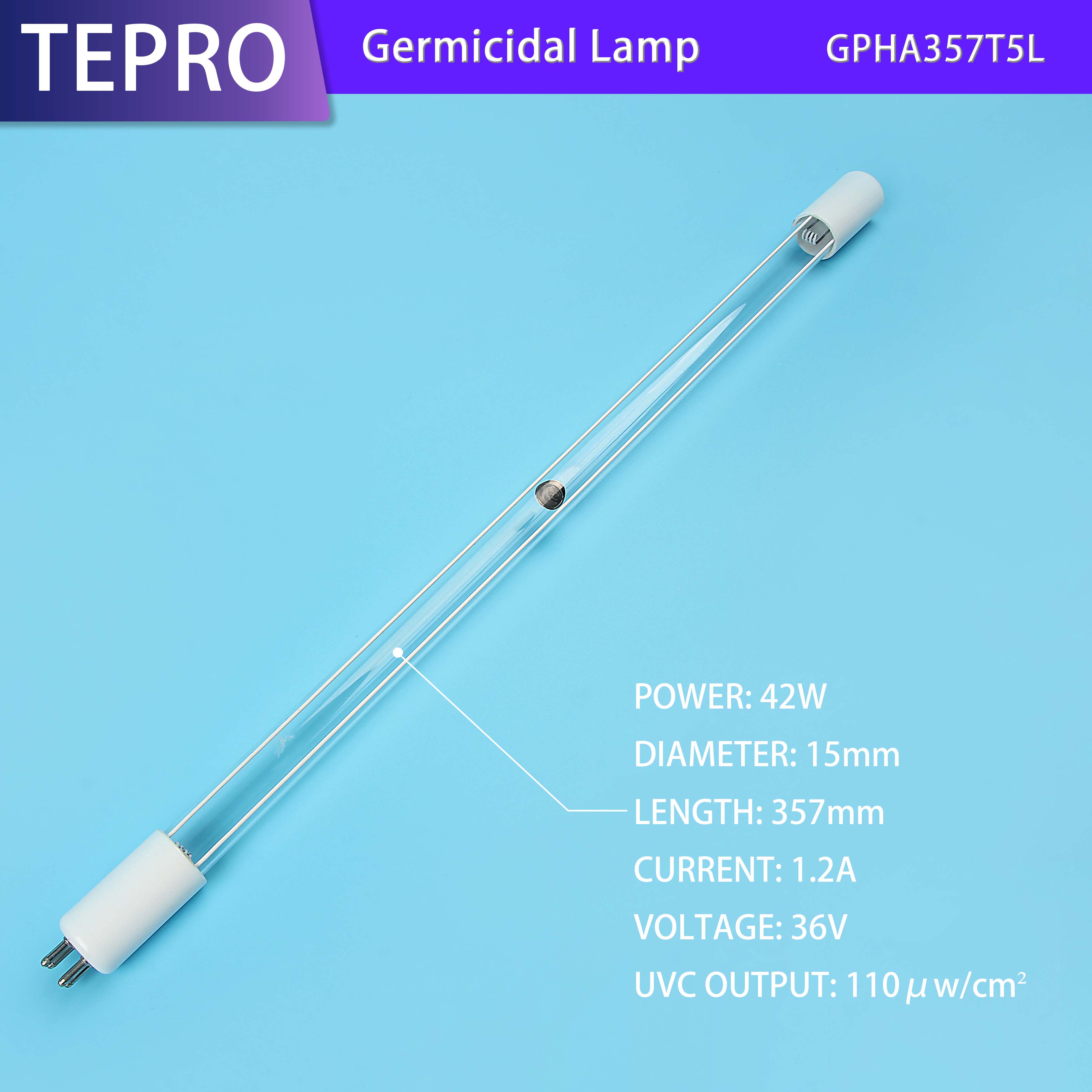 High power high output 57W amalgam UV Lamp GPHA357T6L