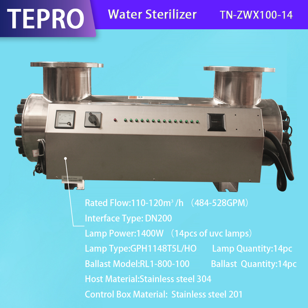 Ozone Water Machine For Swimming Water Purification TN-ZWX100-14