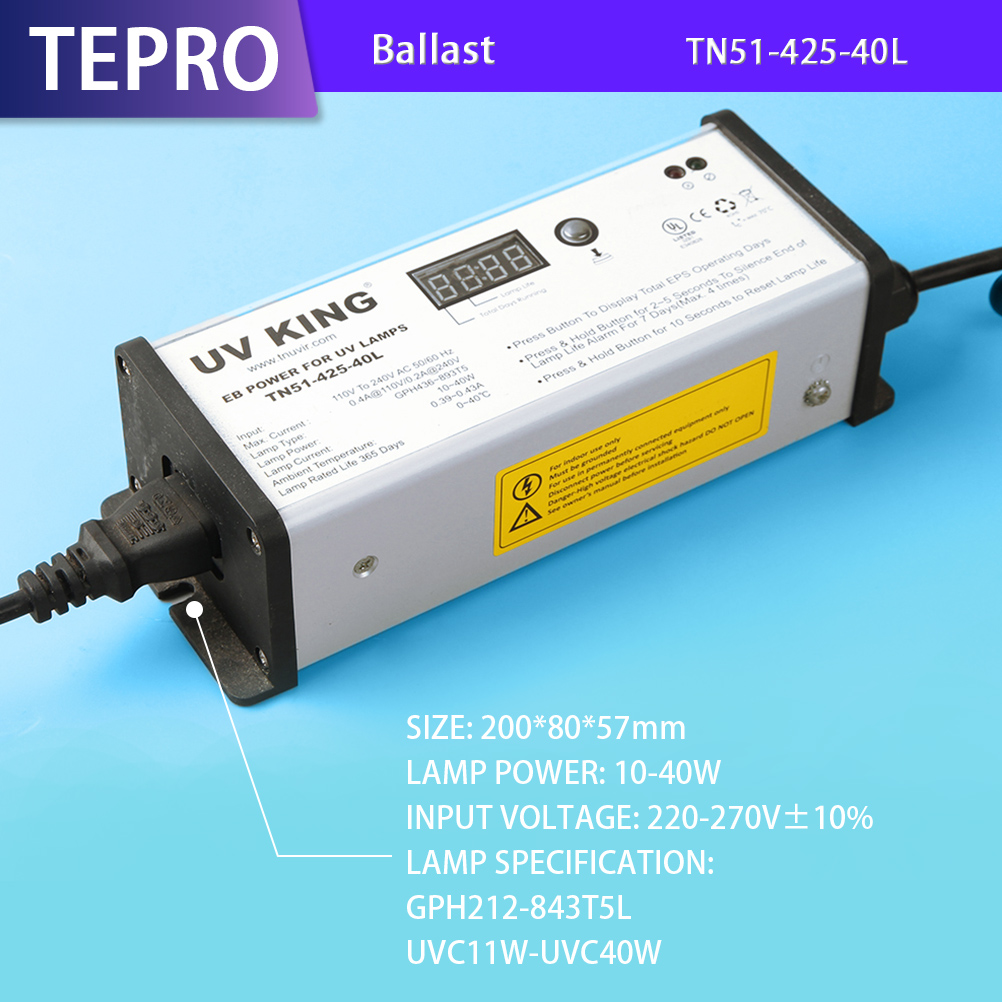 Digital Display Ultraviolet Ballast TN51-425-40L