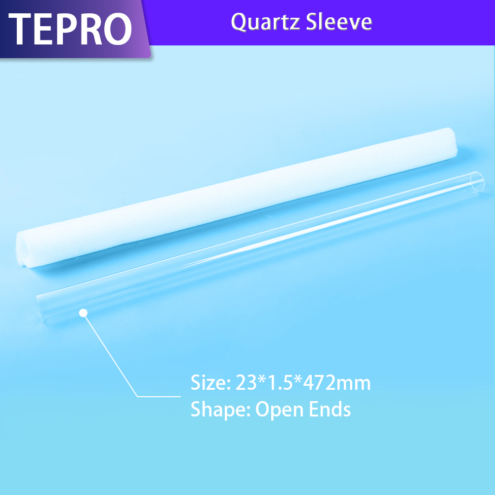 High Temperature Insulation Open Ends Quartz Sleeve