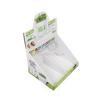 Paper Material Counter Display Unit Box  for  Seed Packs
