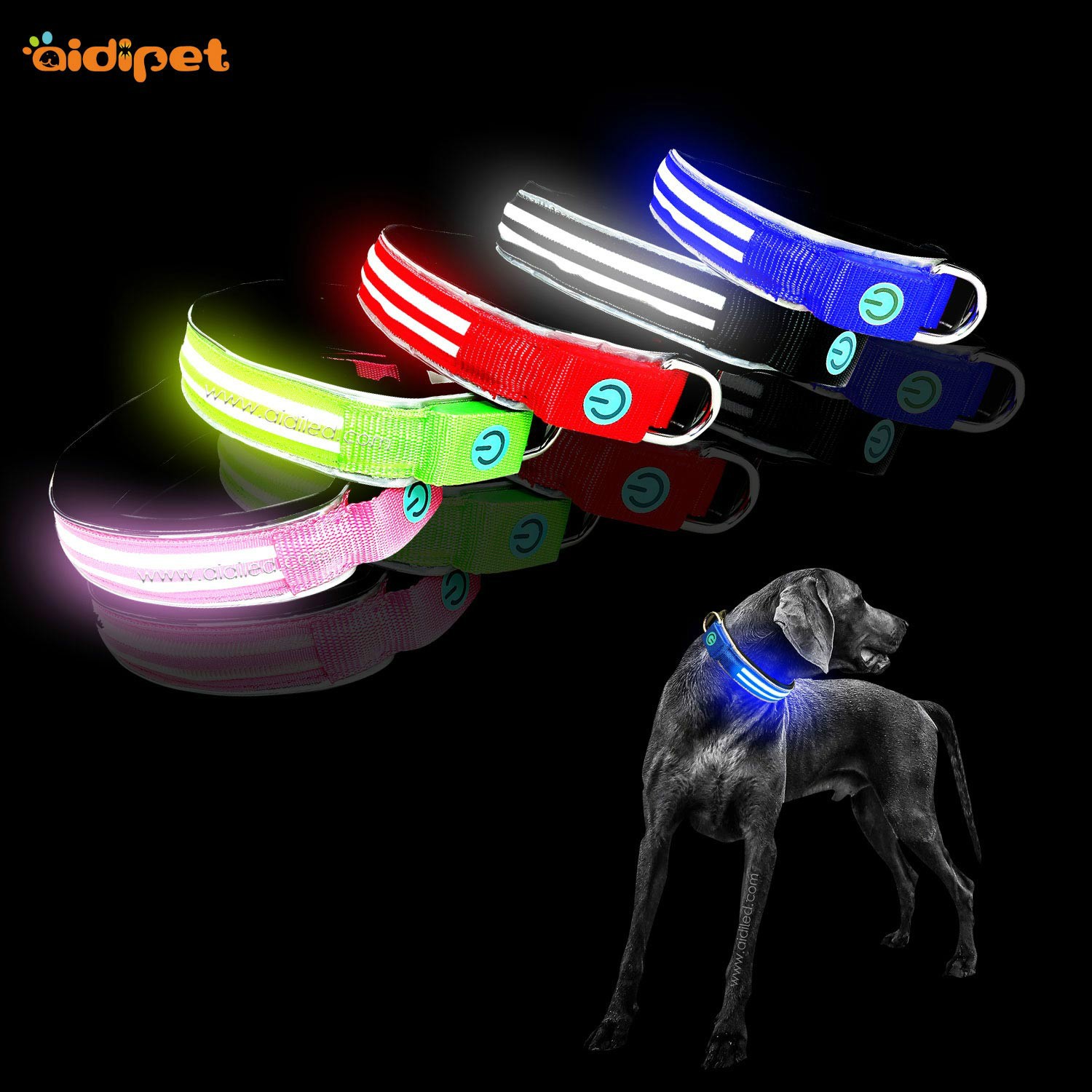 AIDI-Find Dog Collar Safety Light Aidi-c21 Wholesale Pet Dog Led-1