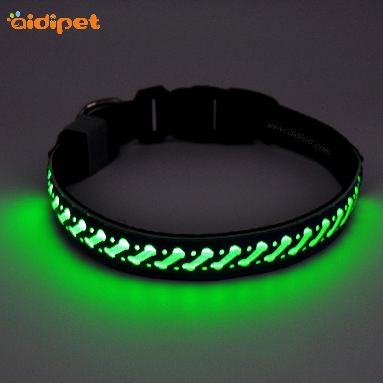 AIDI-Professional Rechargeable Lighted Dog Collars Light Up Dog Collars-6