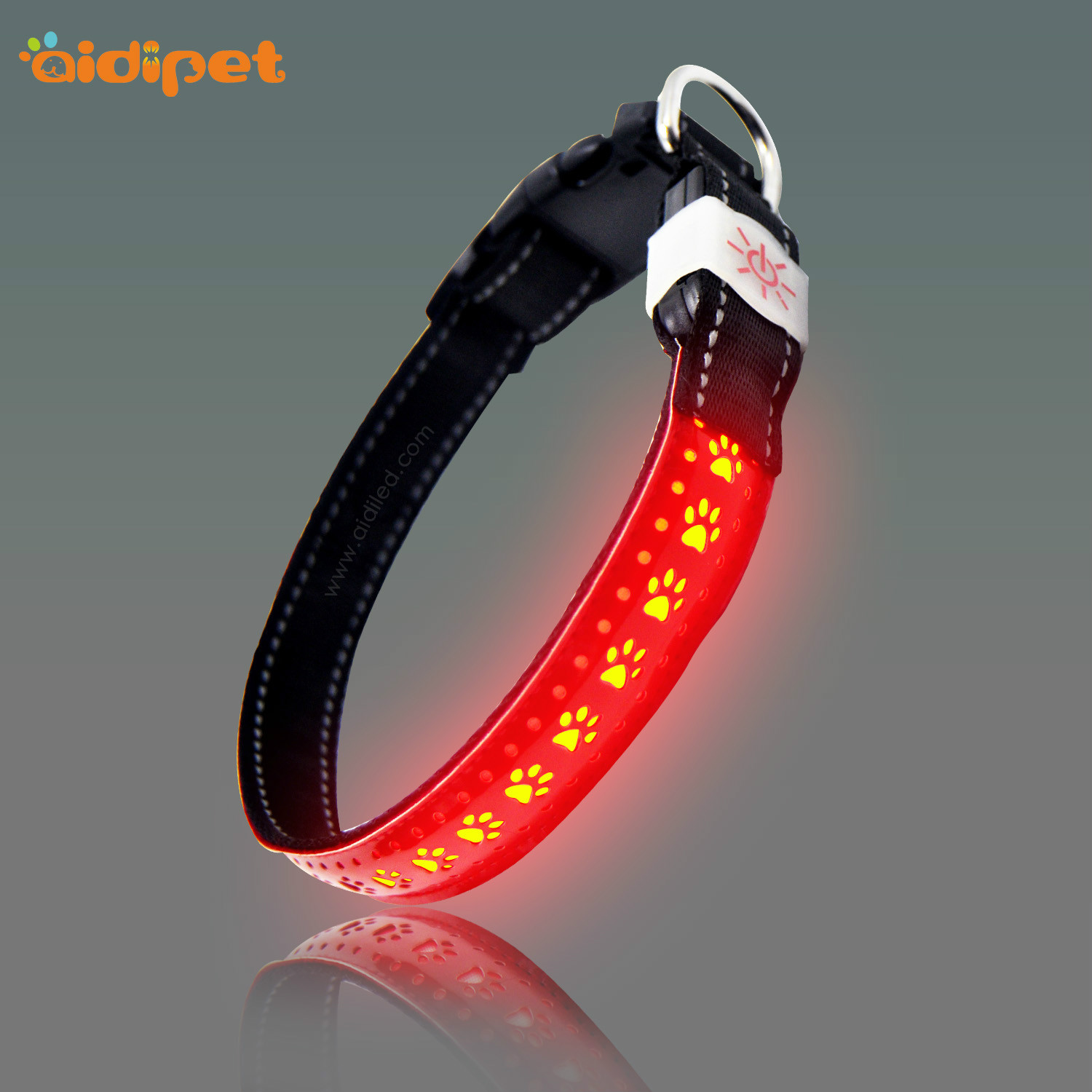 AIDI-Professional Rechargeable Lighted Dog Collars Light Up Dog Collars-9