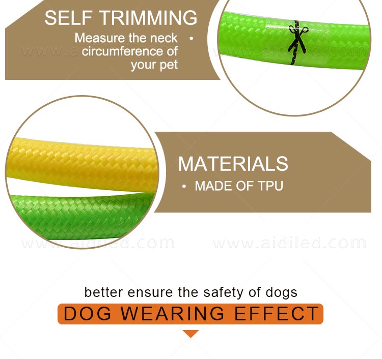 AIDI-Dog Collar Lights Waterproof Manufacture | Aidi-c1 Led Dog Collar-8