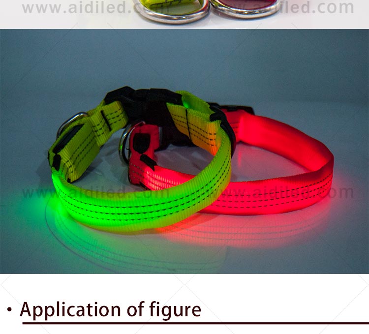 AIDI-Find Illusion Dog Collar Flashing Led Dog Collar Pendant Light-8