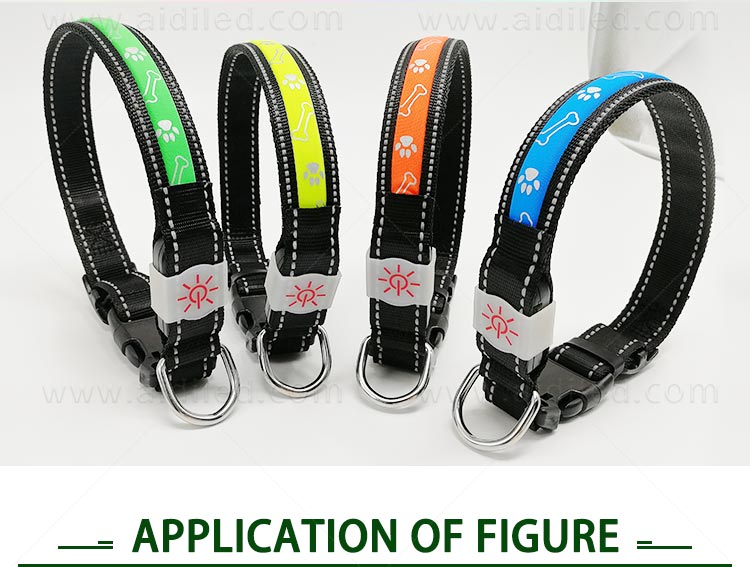 AIDI-Best Led Dog Collar Waterproof Custom Logo LED Dog Collar-6