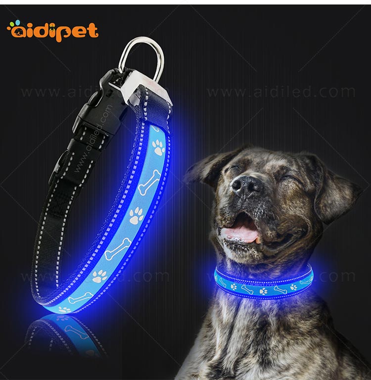 AIDI-Best Led Dog Collar Waterproof Custom Logo LED Dog Collar-8