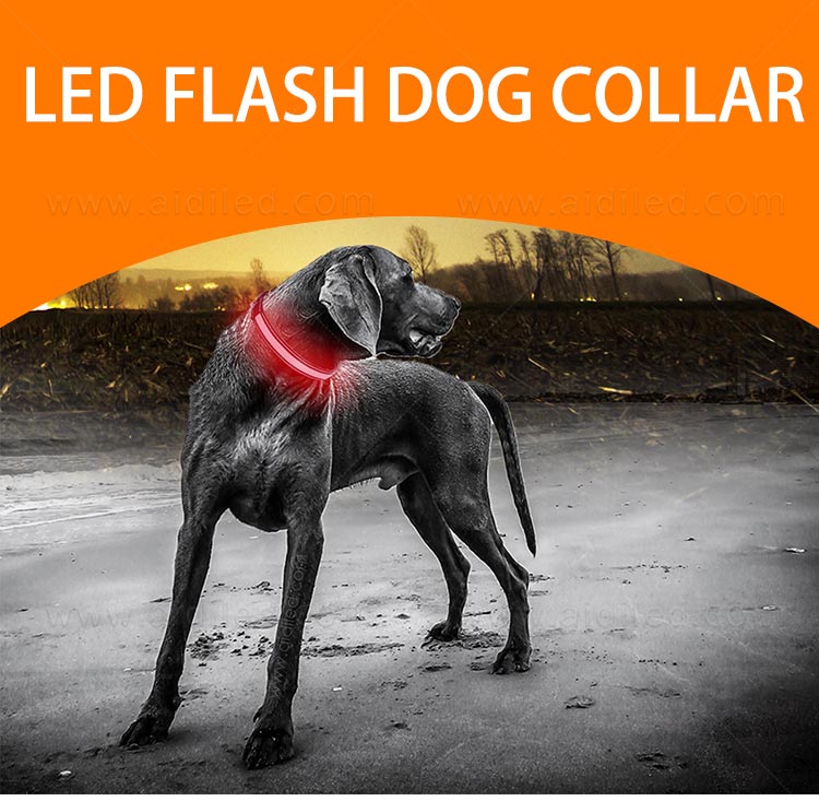 AIDI-Led Dog Collar Waterproof | Light Up Led Shining Dog Collar-2