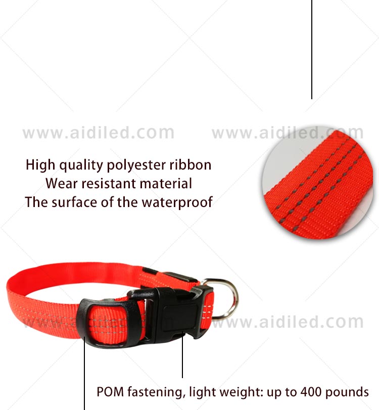 AIDI-Find Led Dog Collar Waterproof Led Christmas Printing Dog Collar-5