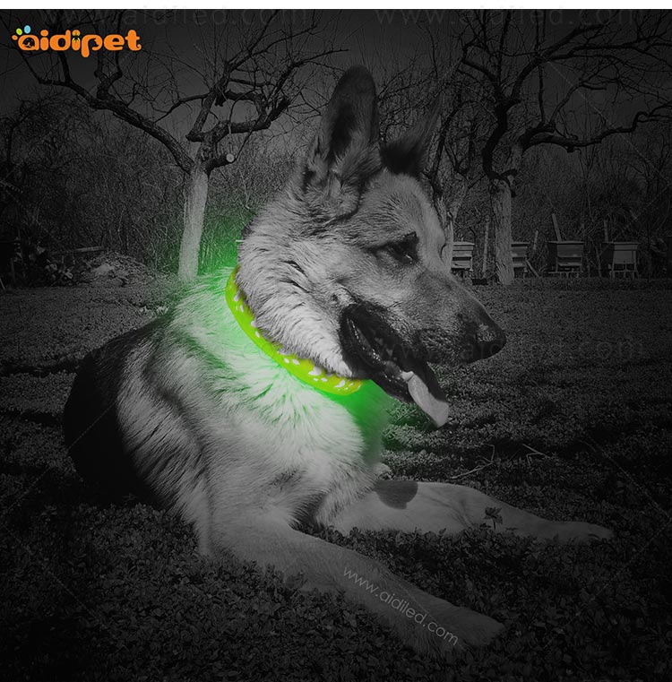 AIDI-Best Waterproof Lighted Dog Collars Wholesale Pet Dog Led Collar-7