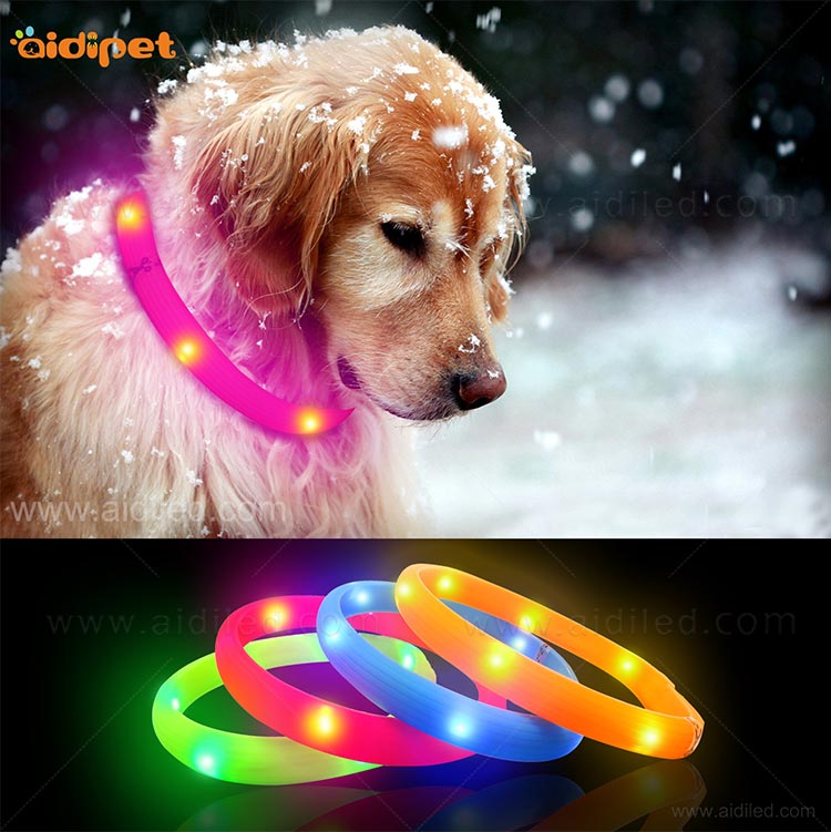 AIDI-Led Light Up Dog Collar Led Fashionable Dog Collar-2