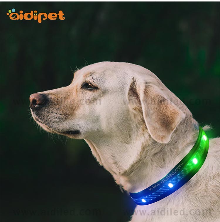 AIDI-Dog Collar Led Flashing Light Manufacture | Led Nylon Dog Collar-10