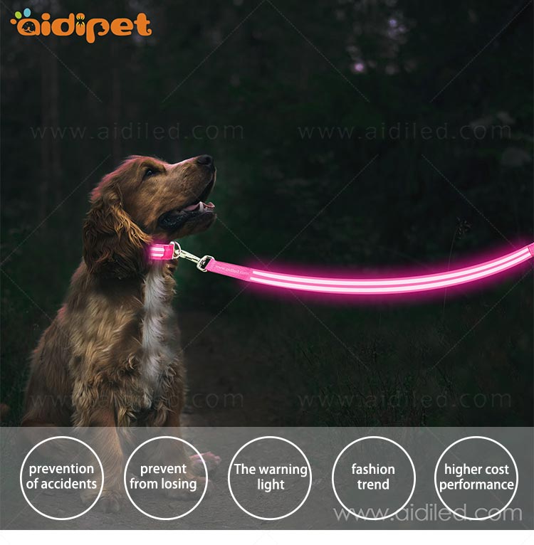 AIDI-Dog Leash With Flashlight Flashing Dog Leash Manufacture-2