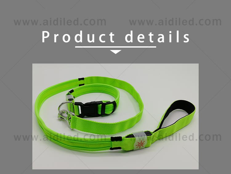AIDI-Professional Best Led Dog Leash Dog Leash Light For Night Walks-7