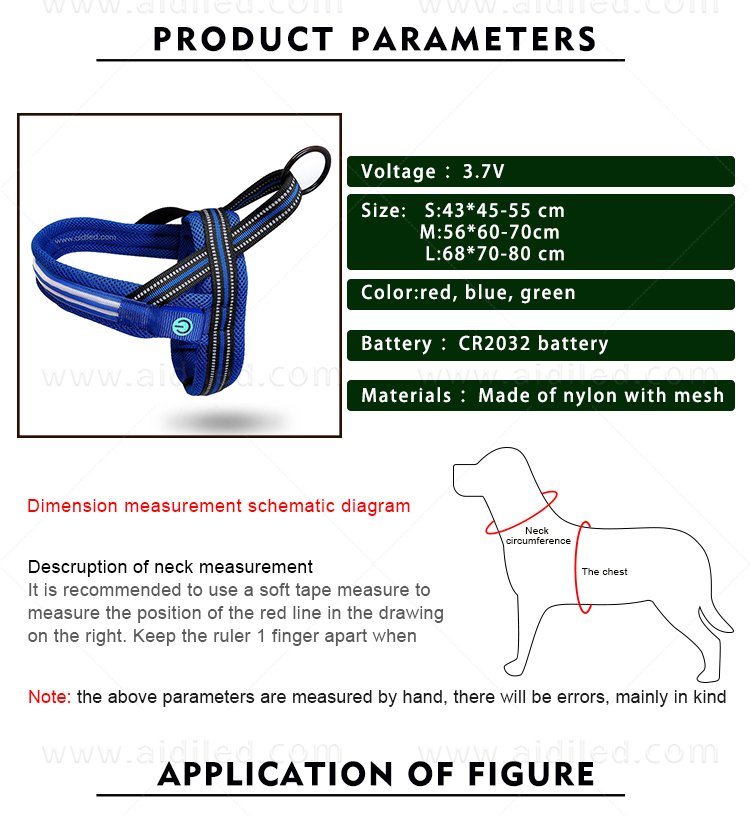 AIDI-Find Illuminated Dog Harness Wholesale Dog Harness Vest-6