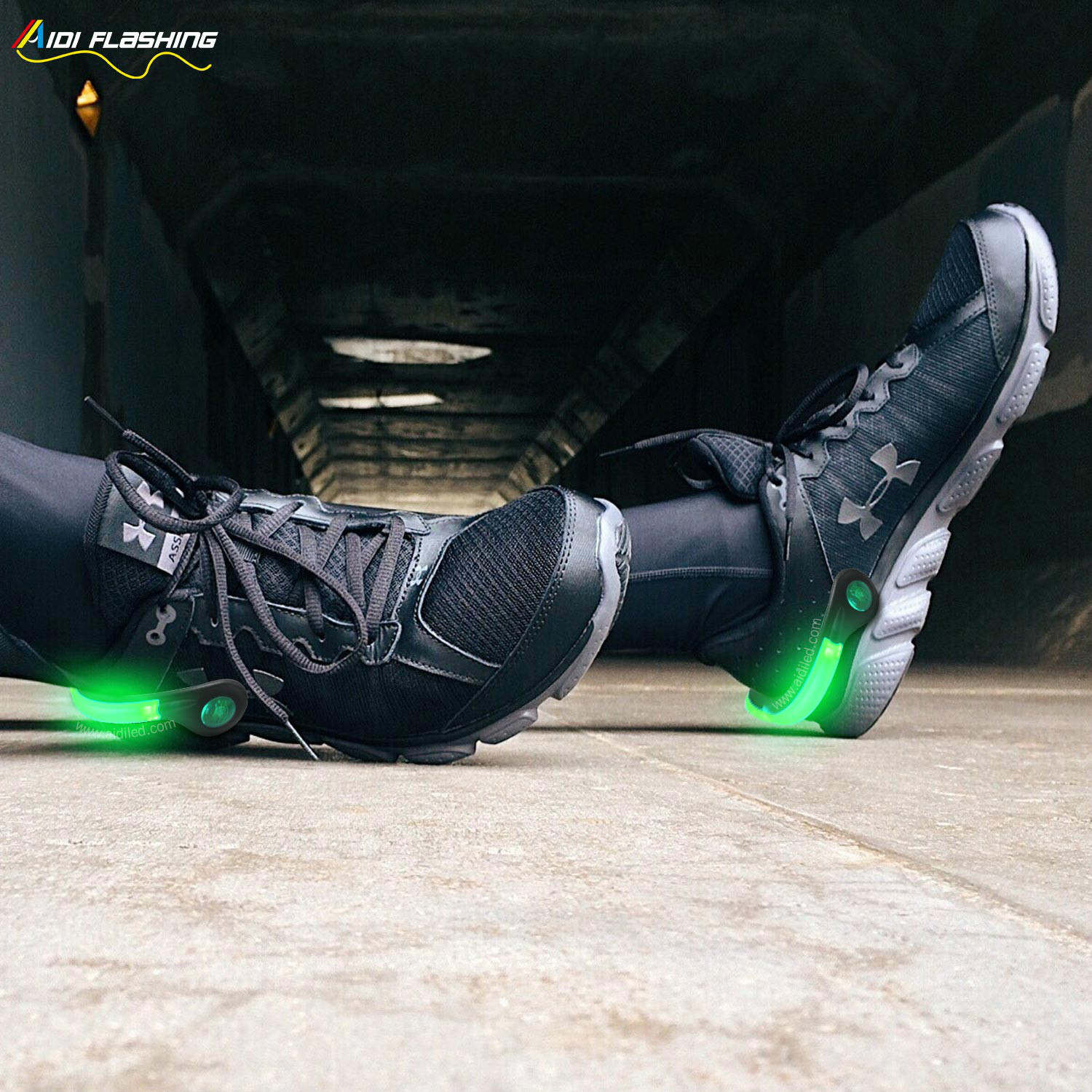 USB rechargeable night runner led shoe clip  AIDI-S3