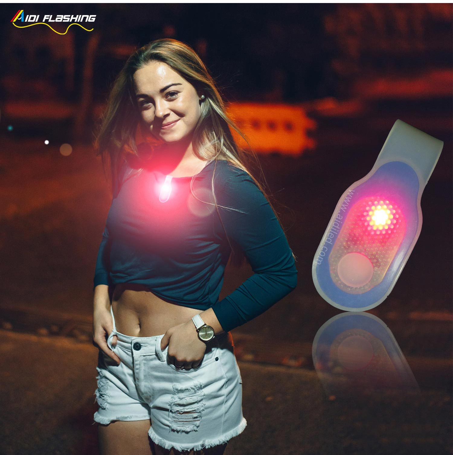 AIDI-Professional Safety Lights For Runners Waterproof USB Rechargeable-12