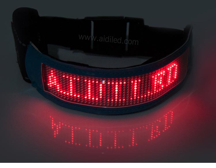 AIDI-Reflective Armbands Led Screen Bluetooth Controlled Armbands-4