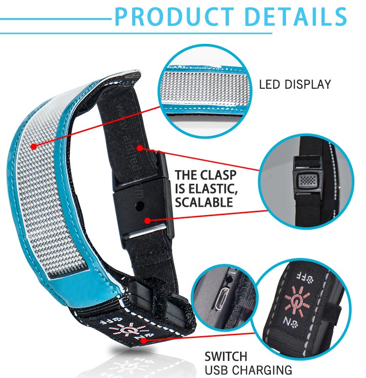AIDI-Reflective Armbands Led Screen Bluetooth Controlled Armbands-5