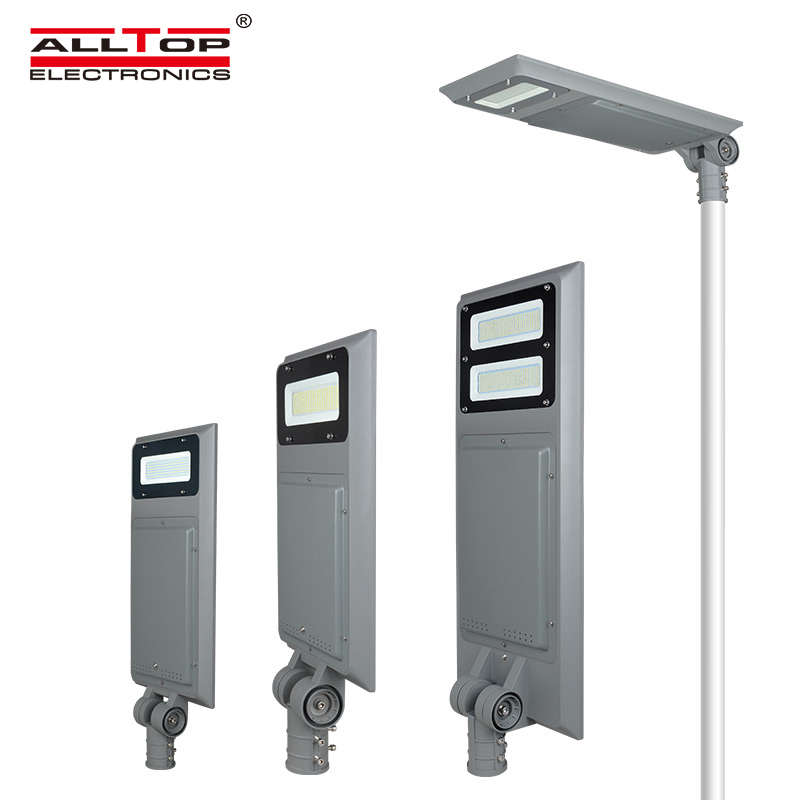 ALLTOP Energy saving high lumen integrated outdoor adjustable angle 30W 60W 90W solar led street lig